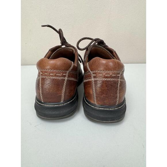 Johnston & Murphy XC4 Brown Leather Oxford Shoes Mens 10 M Casual Business Sport - Picture 5 of 8